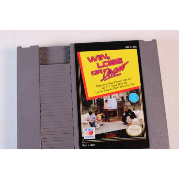 Win, Lose or Draw (Nintendo NES, 1990) Authentic Tested Cartridge Only - Picture 7 of 8